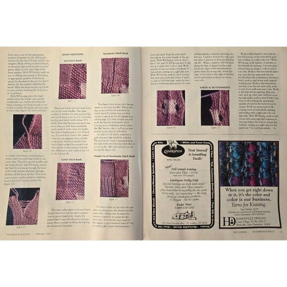 Interweave Knits Beyond The Basics Spring 1997 Magazine - Picture 6 of 6